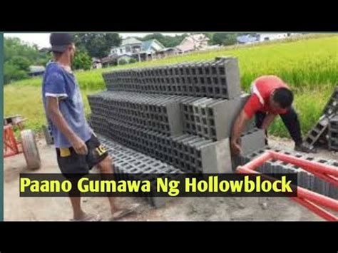 Paano Gumawa Ng Hollow blocks ‪@GeoManTips‬.